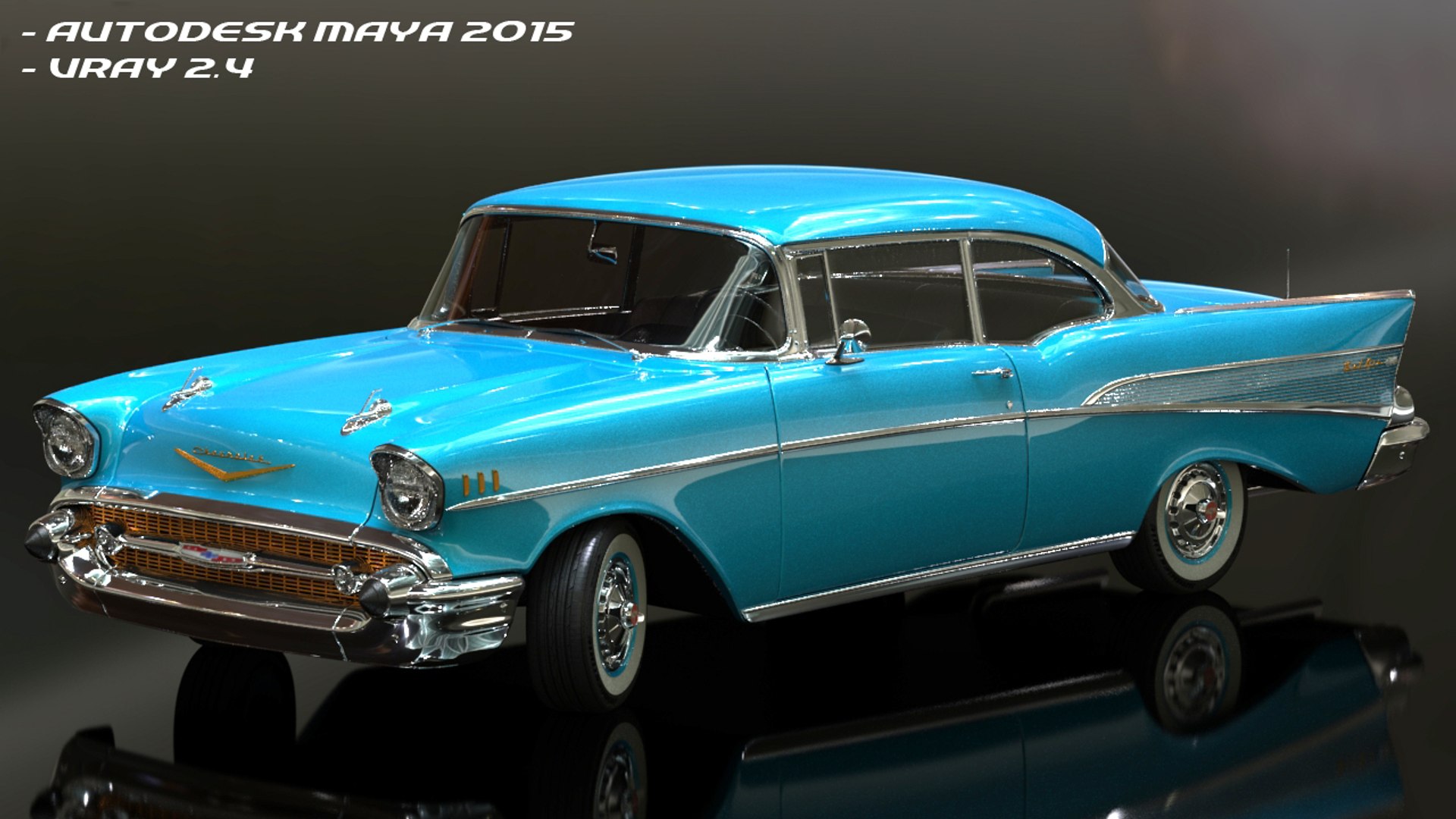 Chevrolet Bel Air 1956 3D Model | 1148053 | TurboSquid