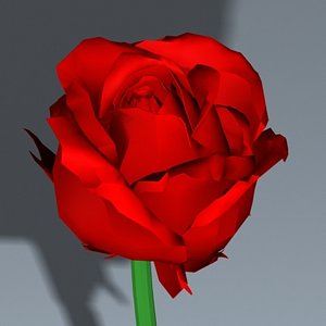 rose 3d 3ds