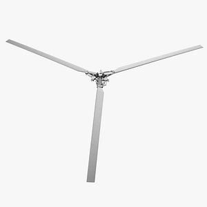 3D UAV Helicopter Rotor Blades 01 model