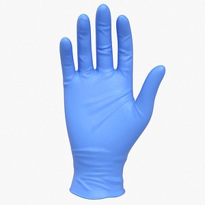 latex glove 3D model