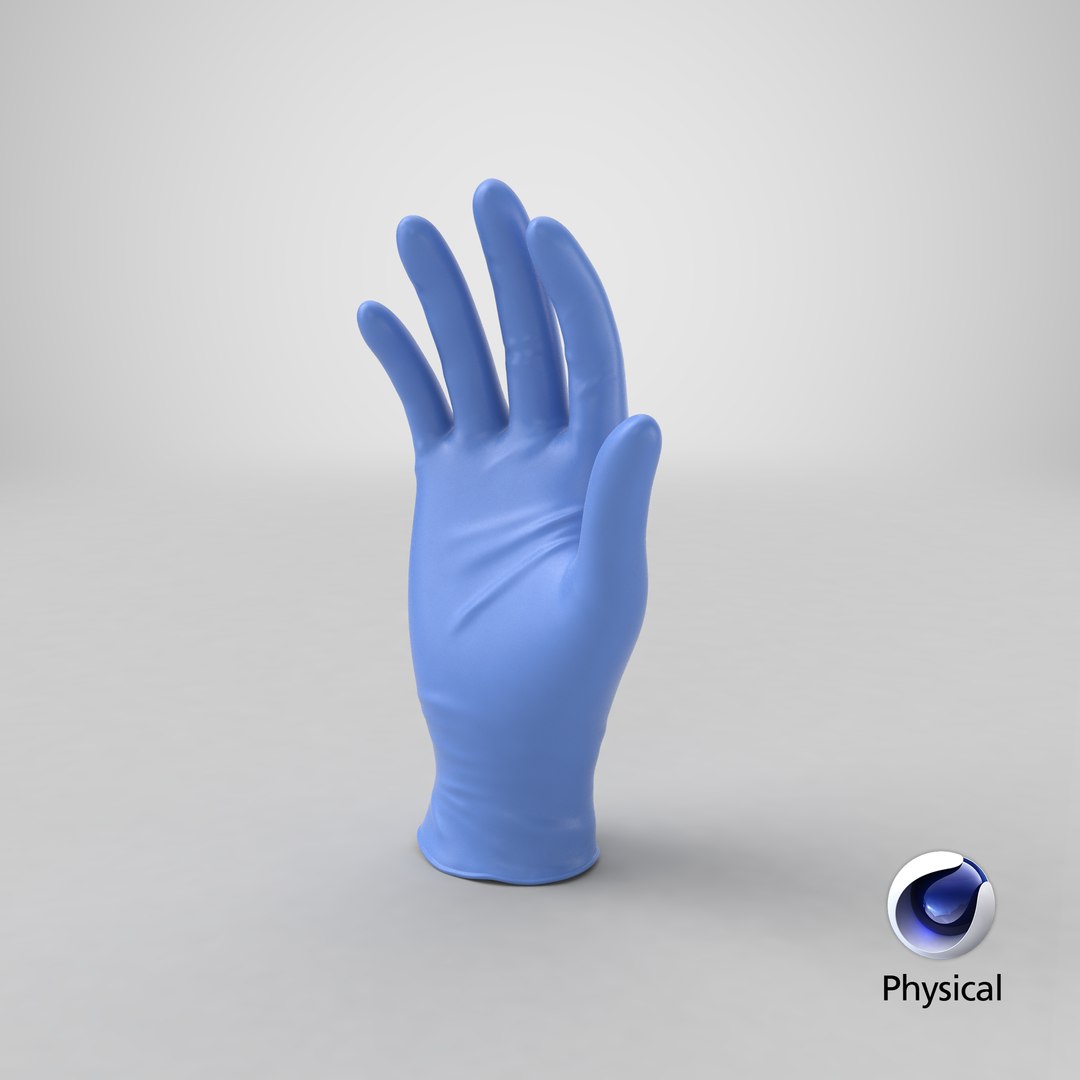 Latex Glove 3D Model - TurboSquid 1655703