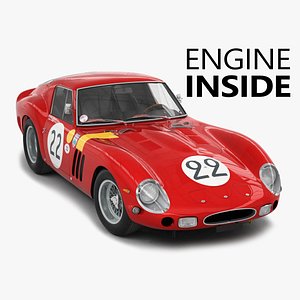 Retro Classic Race Car Sportscar 3757GT 3D model