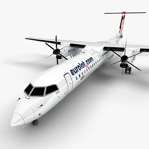 3D model EUROLOT Bombardier DHC-8 Q400 Dash 8 L1536