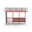 3D Red Bus Stop Station model