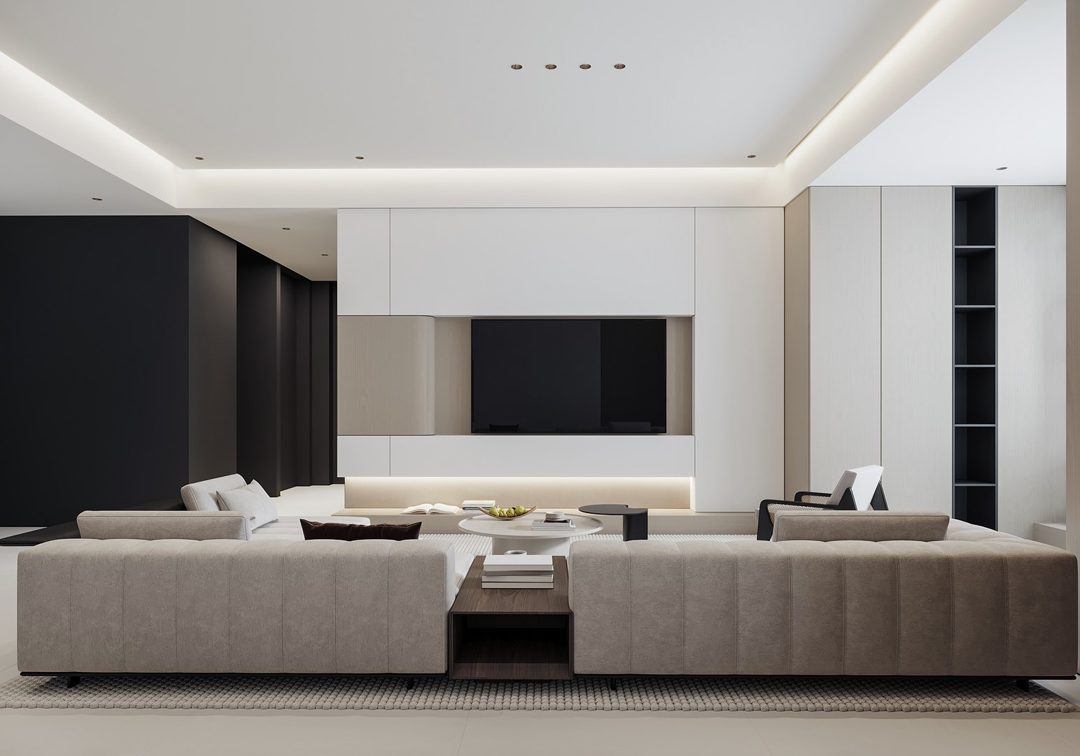 Modern Living Room Model - TurboSquid 2238891