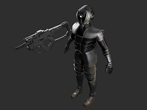 robot armor 3D model