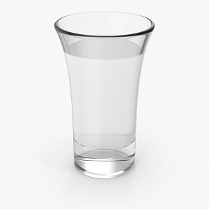 Vodka Glass 3D