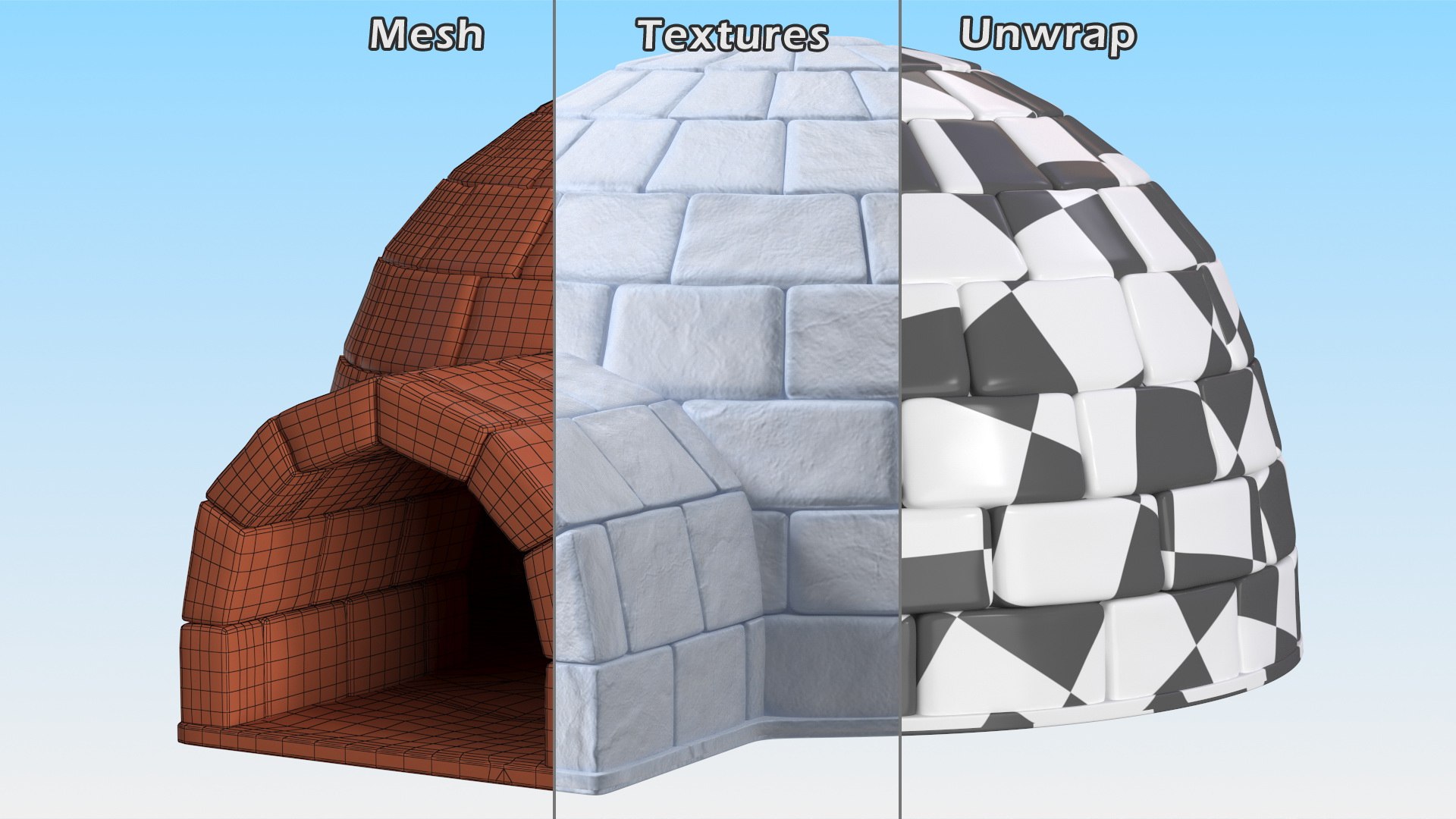 Igloo 3D https://p.turbosquid.com/ts-thumb/vY/fQh2oW/Gw/igloomb3dmodel018/jpg/1643793225/1920x1080/fit_q87/01c2126c16794160906790fb2b7ff0c2748e516a/igloomb3dmodel018.jpg