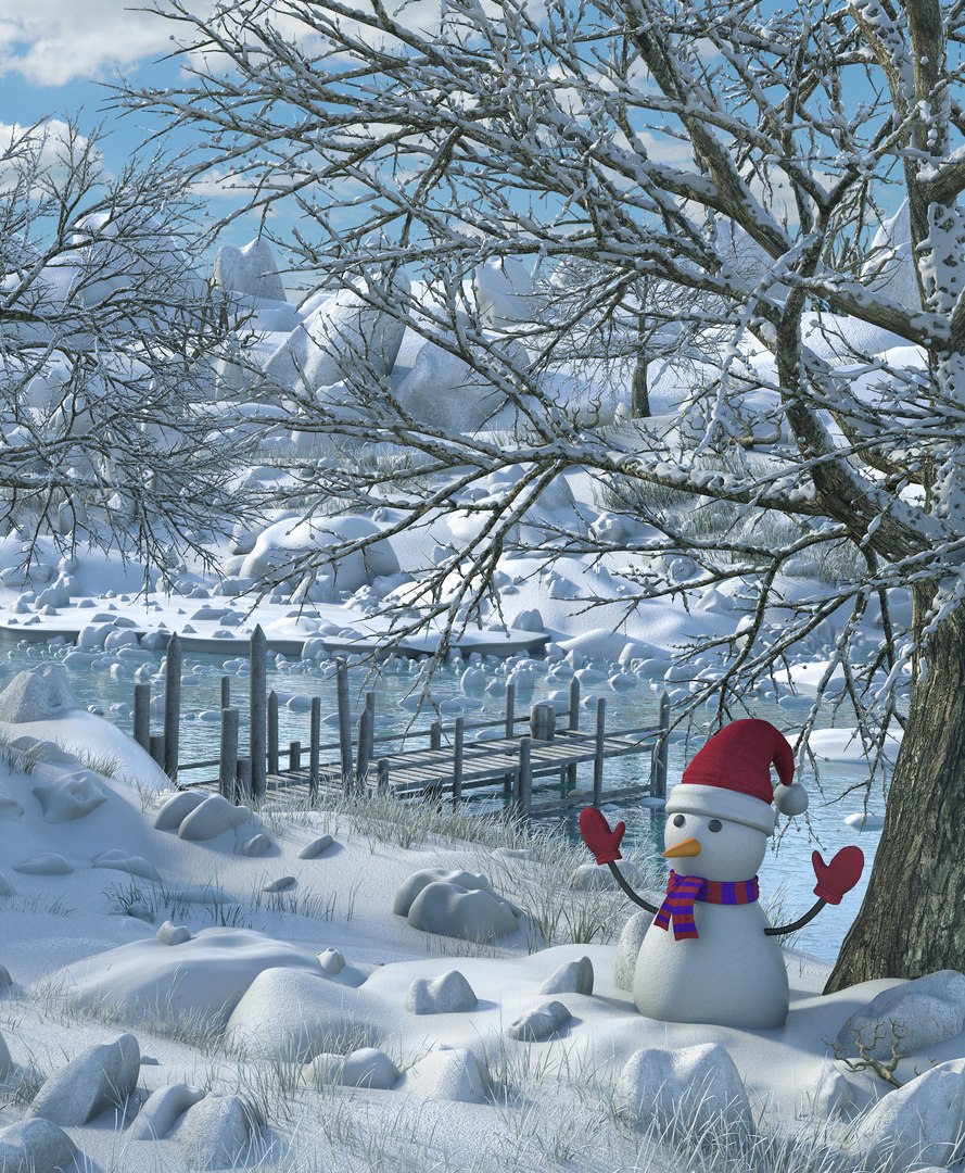 Winter 3D Model - TurboSquid 1357213