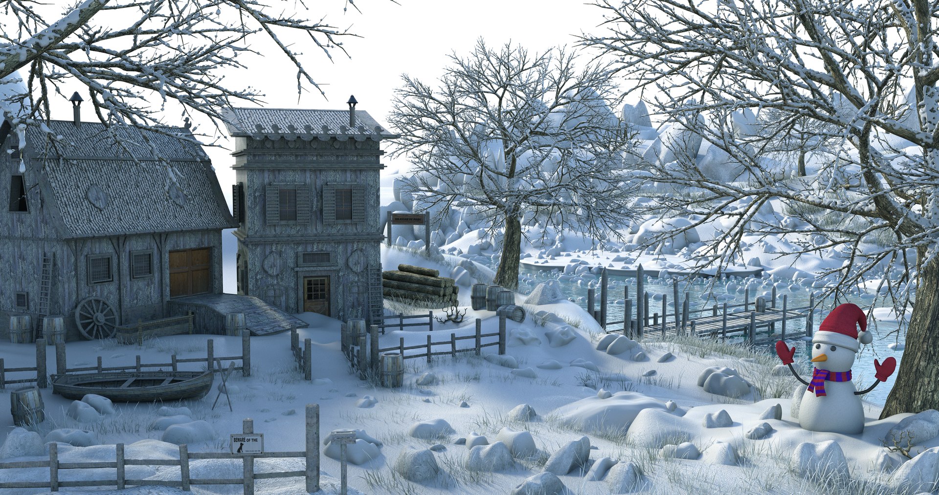 Winter 3D Model - TurboSquid 1357213