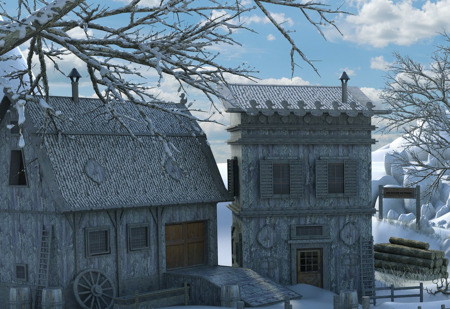 Winter 3D Model - TurboSquid 1357213