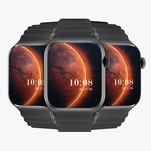 Brand C Smart watch Black Color