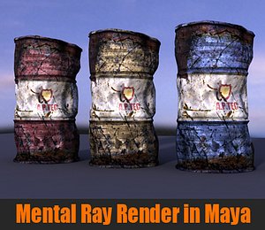 beat barrel 3d model