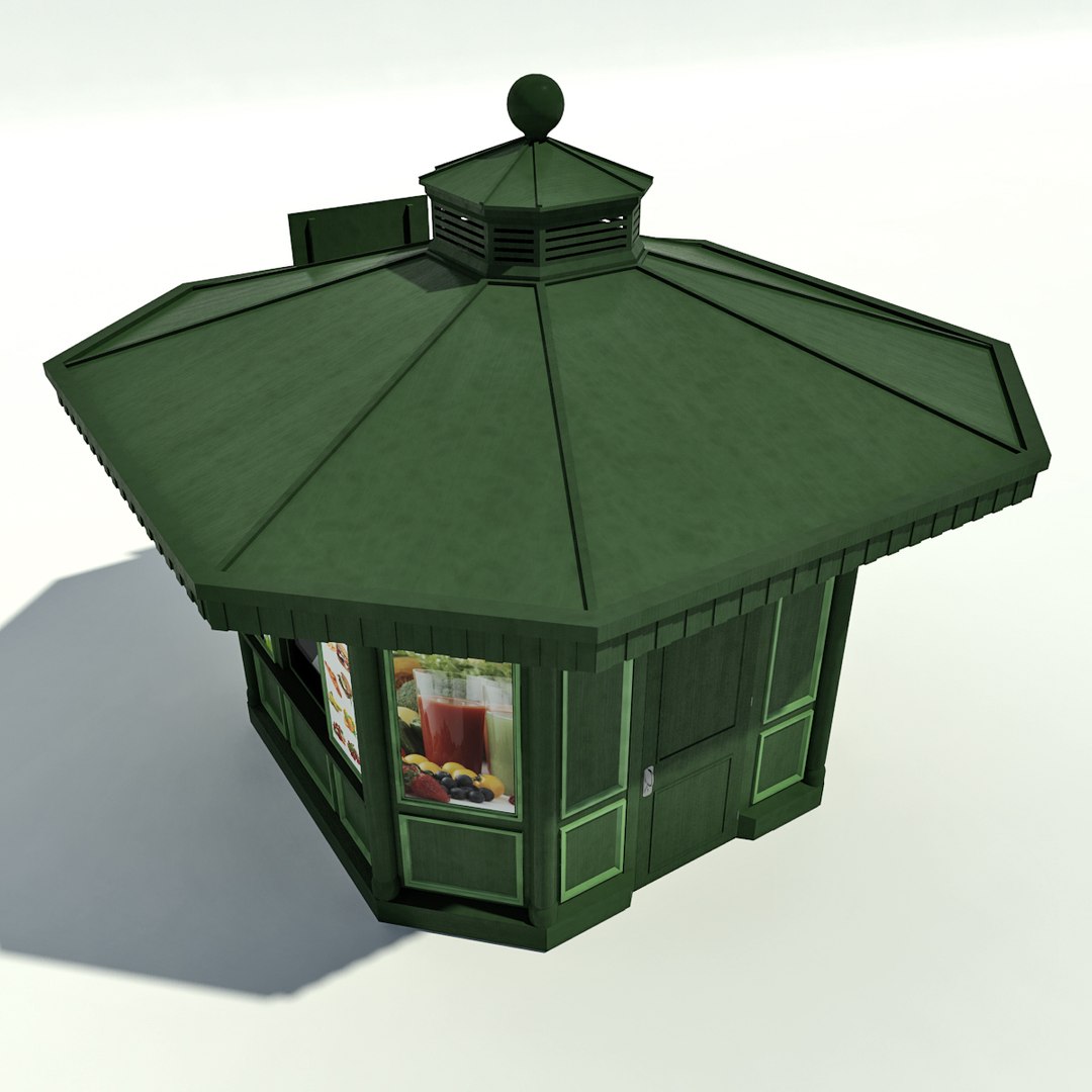 3d Kiosk Model