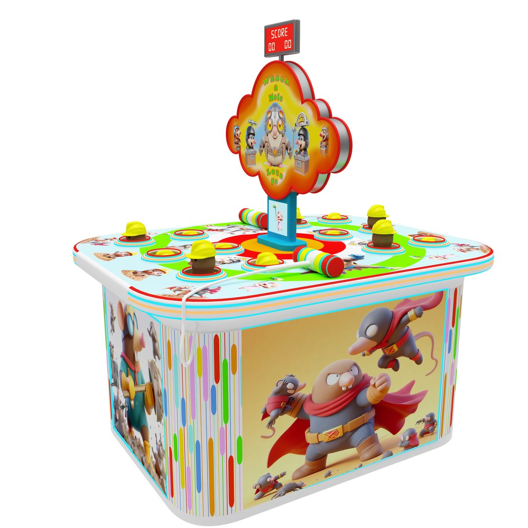 Arcade Whack A Mole Machine 3D Model - TurboSquid 2221100
