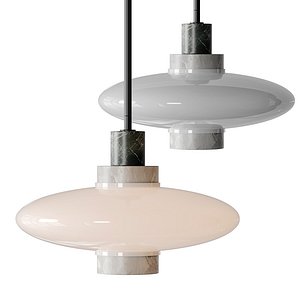 Virgo Contrast Marble Pendant Light