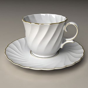 cup porcelain 3d model