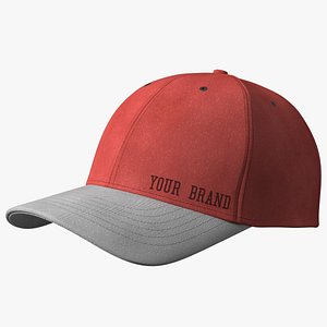 Cap Your Brand Red 3D model