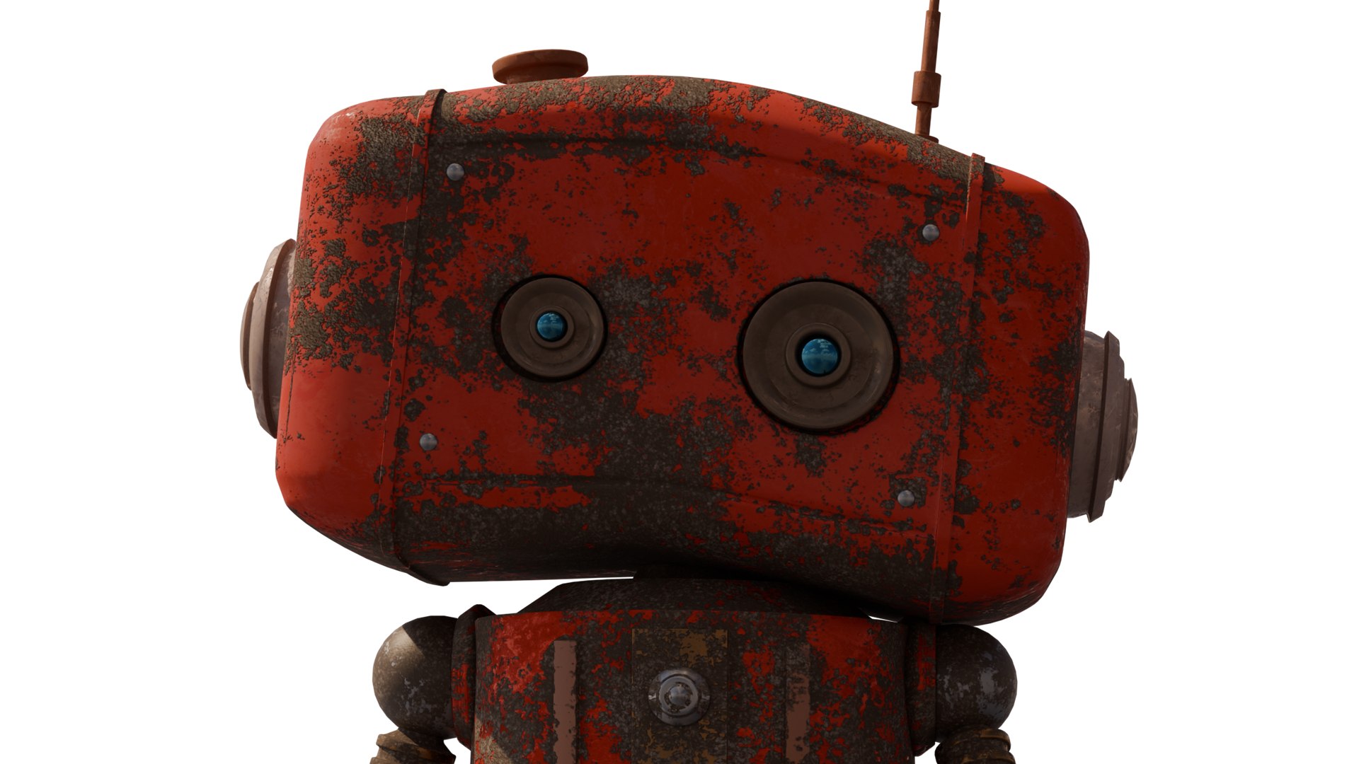 3D Model Rusted Robot - TurboSquid 2239098