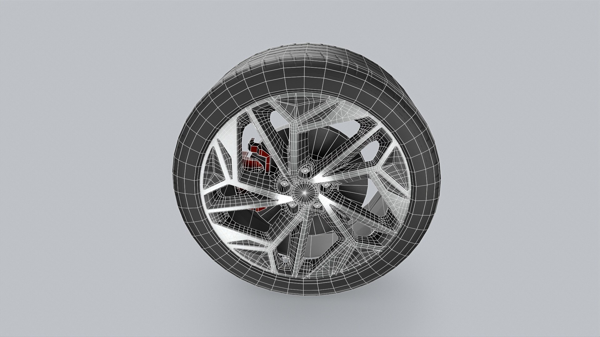 3D Car Wheel Game Ready Model TurboSquid 2115730