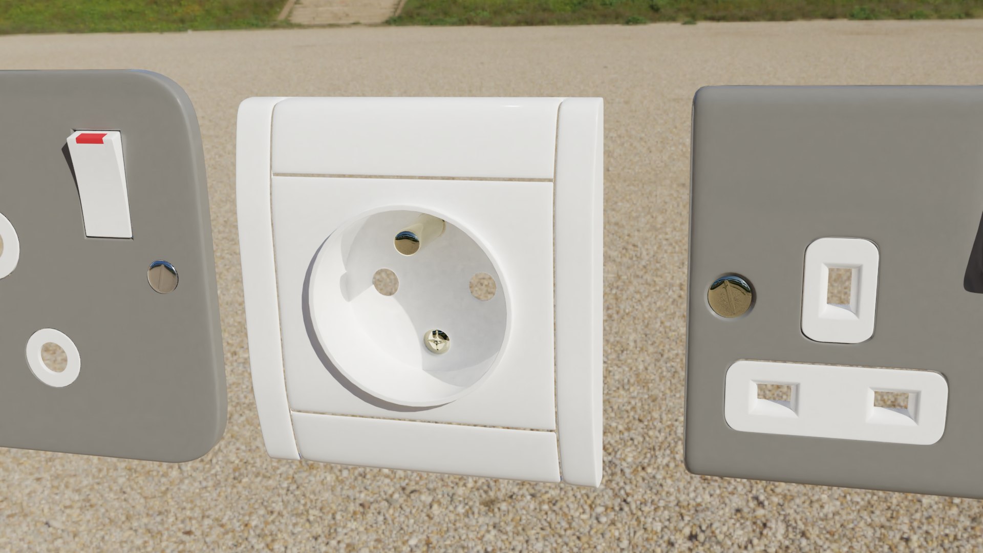 3D Electric Socket Modeled - TurboSquid 1332288