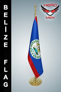 3dsmax belize flag