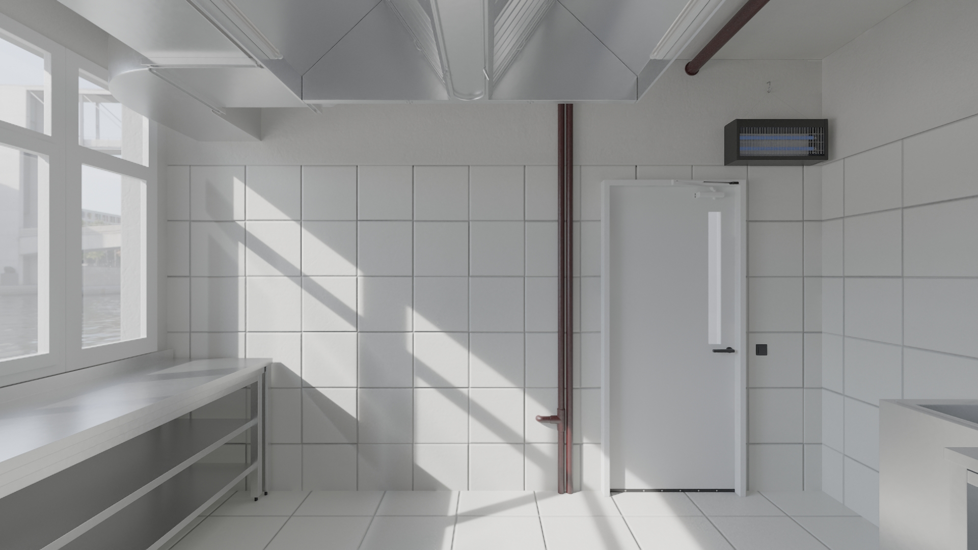 3D Model Commercial Kitchen Empty - TurboSquid 2270103