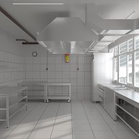 Commercial Kitchen Empty