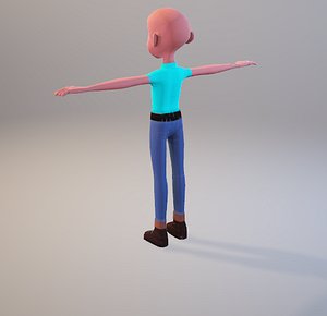 cartoon personagem 3D