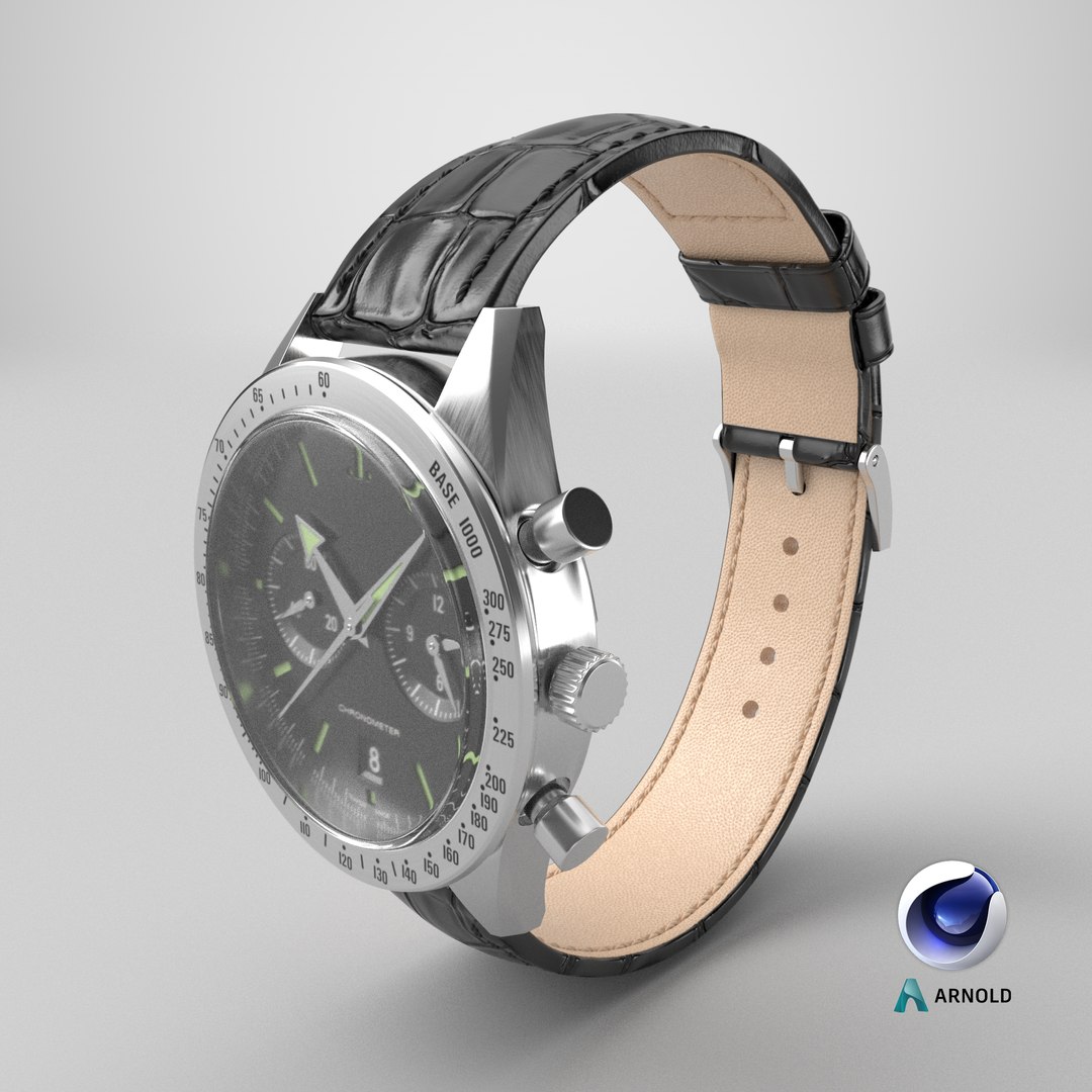 3D Chronometer Watch Closed Leather Bracelet Black Dial https://p.turbosquid.com/ts-thumb/vZ/1oUVsp/Hi/stemcell_cinema_4d_arnold_render/png/1722962328/1920x1080/fit_q87/f74cda2f655822f2e4fd3e9c5c84784398474793/stemcell_cinema_4d_arnold_render.jpg