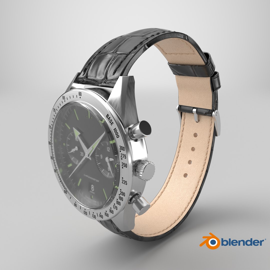 3D Chronometer Watch Closed Leather Bracelet Black Dial https://p.turbosquid.com/ts-thumb/vZ/1oUVsp/pu/stemcell_blender_cycles_render/png/1722962321/1920x1080/fit_q87/612346277c8f5067f705edadaf3dda4579ddf422/stemcell_blender_cycles_render.jpg