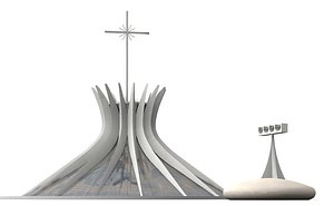 3d cathedral capital jesus model