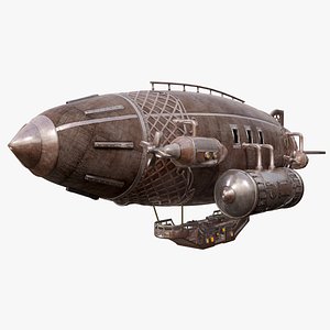 steampunk airship 3ds
