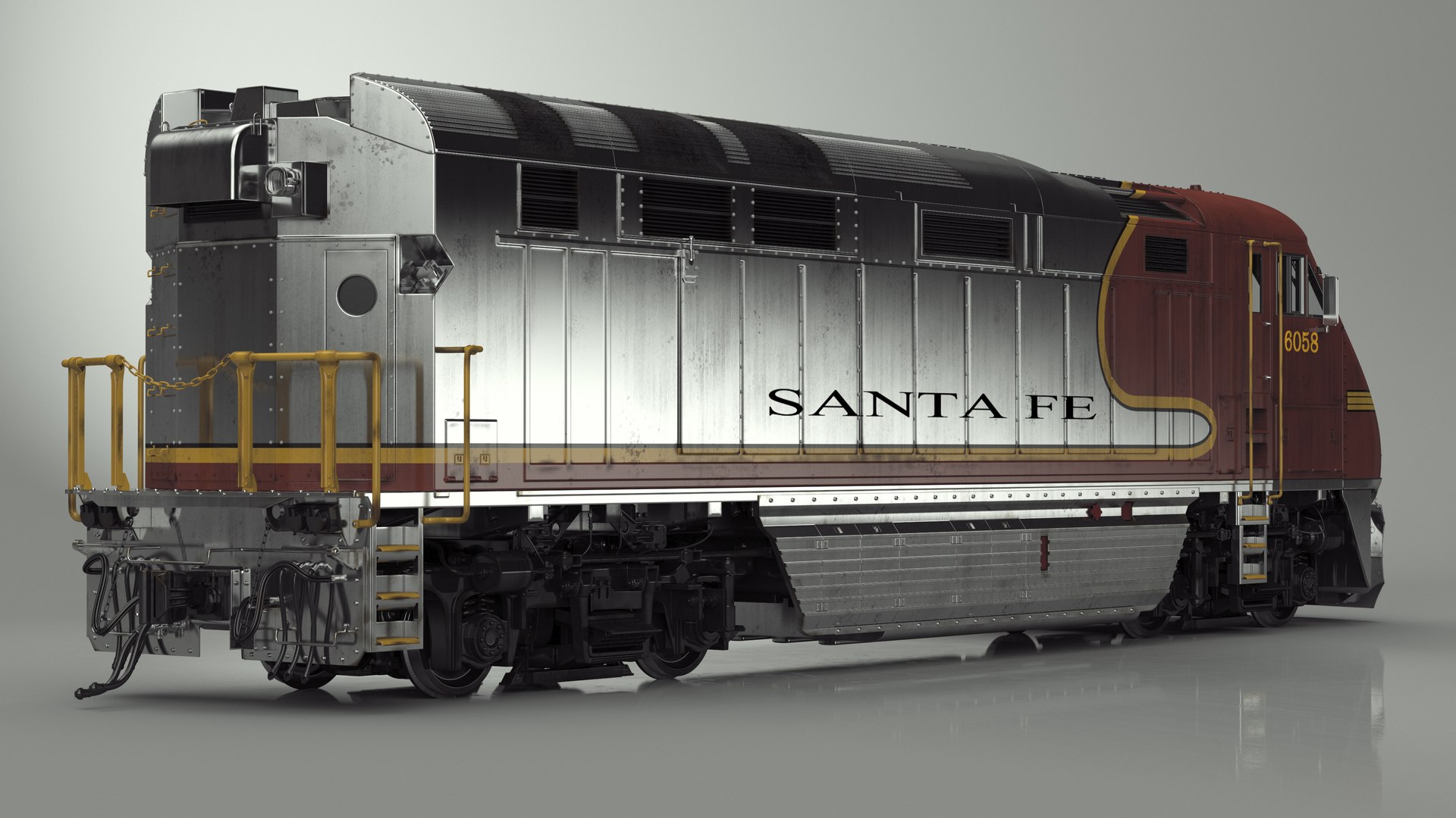 3D Santa Fe EMD F7 Diesel Locomotive model https://p.turbosquid.com/ts-thumb/vZ/5bjxB6/cc/santafeemdf7diesellocomotive3dsmodel020/jpg/1708742178/1920x1080/fit_q87/2ed2d4997d53b77cd705927d27cc5d4e13d9f978/santafeemdf7diesellocomotive3dsmodel020.jpg
