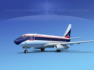 3d boeing 737 737-100