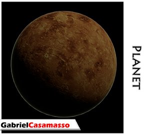 3d model planet