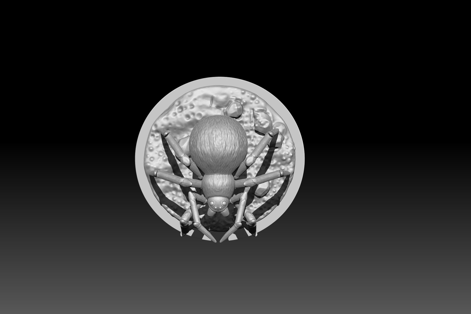 3D 3D Printable Spider Model Perfect For Halloween Model - TurboSquid ...
