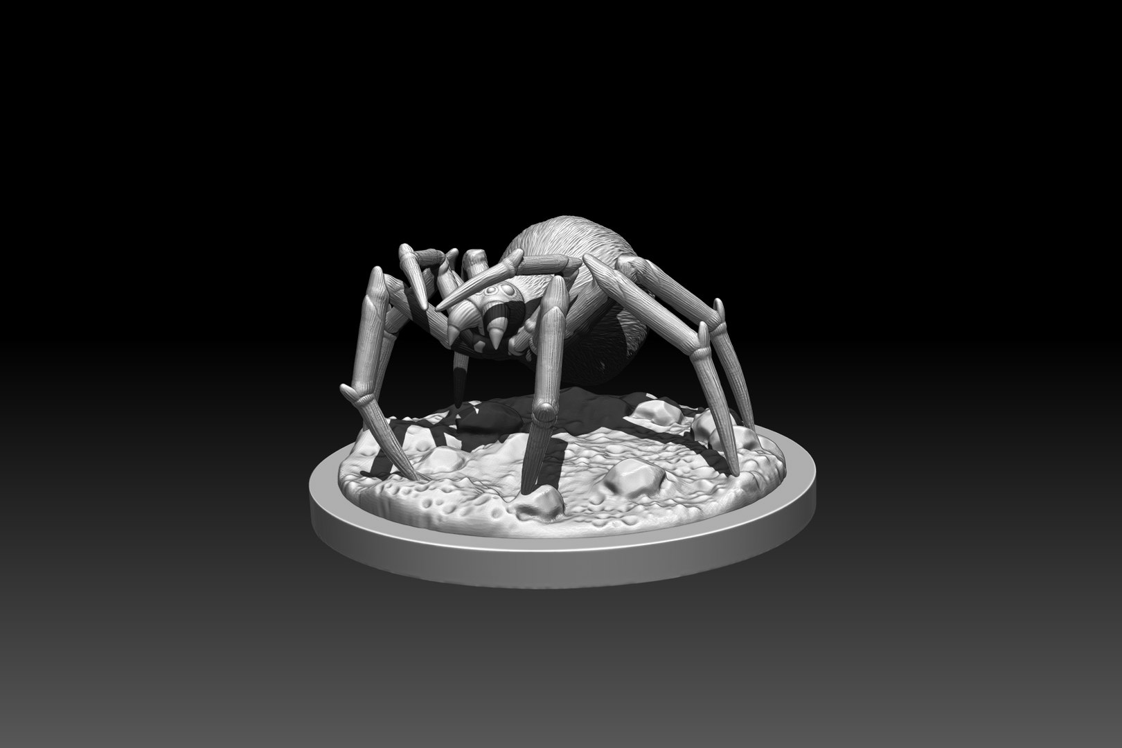 3D 3D Printable Spider Model Perfect For Halloween Model - TurboSquid ...