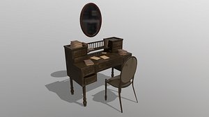 Writing Desk 3D model