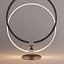 Anneau LED flottant futuriste