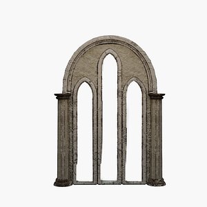 3D Gotic Window Set
