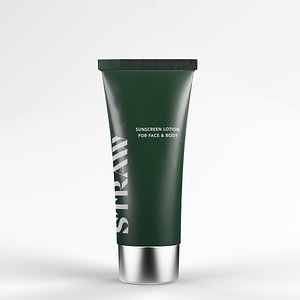 Mockup Cream Tube 3D model