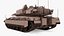 Dirty Israeli Tank Merkava 5 Beige 3D