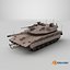 Dirty Israeli Tank Merkava 5 Beige 3D