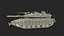 Dirty Israeli Tank Merkava 5 Beige