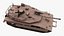 Dirty Israeli Tank Merkava 5 Beige 3D