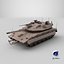 Dirty Israeli Tank Merkava 5 Beige 3D