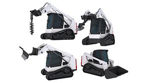 Compact Tracked Loaders 3D model