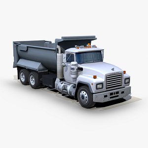 Mack RD688S Dump truck s08 1997 3D model