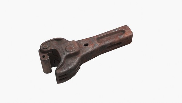 modelo 3d Acoplamiento de ferrocarril viejo y oxidado - TurboSquid 2307821